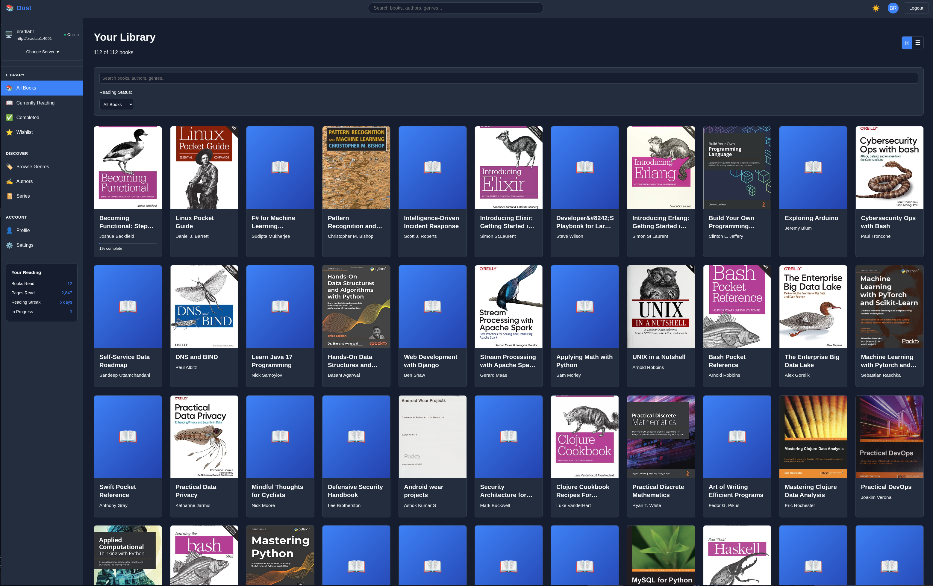 Dust Server Interface
